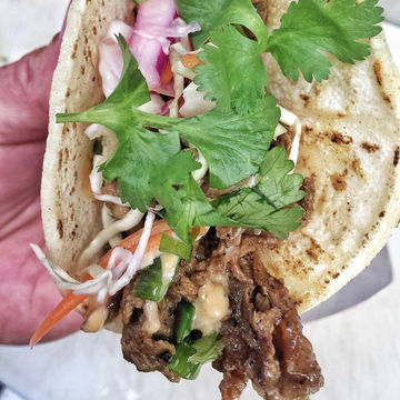 Lemongrass Ribeye Steak Taco