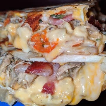 Chicken Philly Mac Quesadilla 