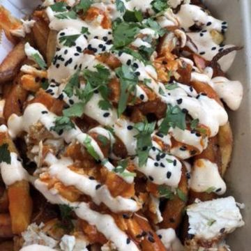 Buffalo Cauliflower Fries