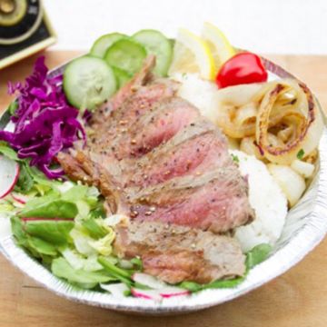 Steak Over Rice