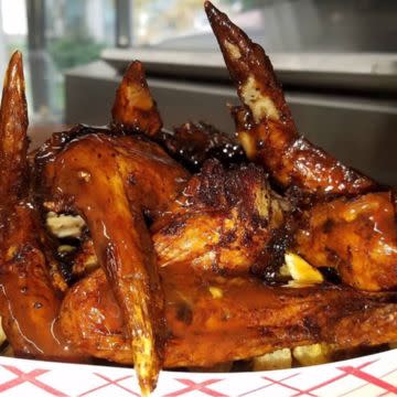 Deep fried Jerk Wings