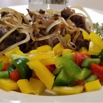 Brown stew chicken
