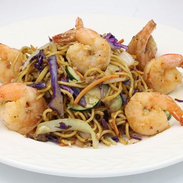 Hibachi Yakisoba Noodles - Shrimp - half