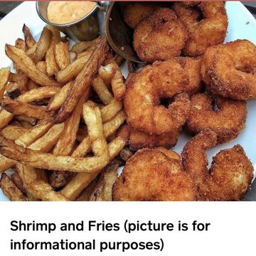 Shrimp and fries 