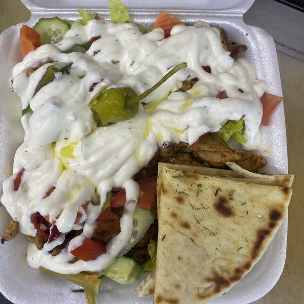 Mediterranean Grilled Chicken Salad