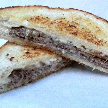 Patty Melt Grilled Cheese