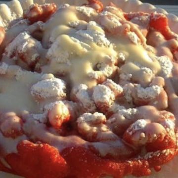 Regular & Red Velvet Funnel Cakes