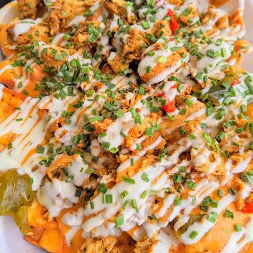 Buffalo Chicken Nachos 