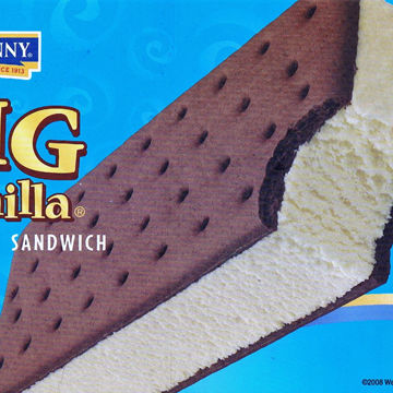 Big Vanilla Ice Cream Sandwich