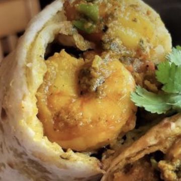 Shrimp Roti