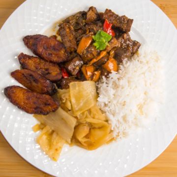 Jerk Tofu Platter