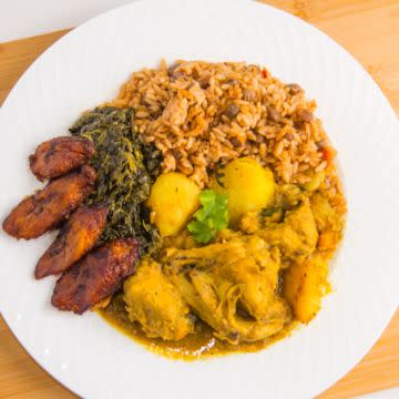 Curry Chicken Platter