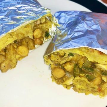 Shrimp Roti Wrap