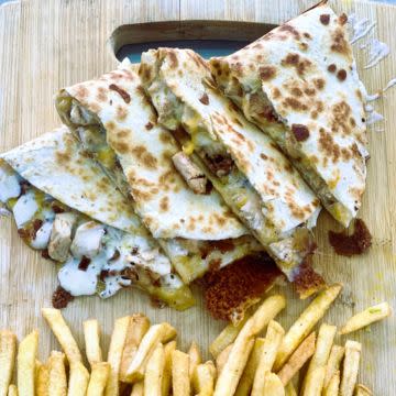 Chicken Bacon Ranch Quesadilla