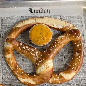 Pretzel with Local Brew Beer Cheese