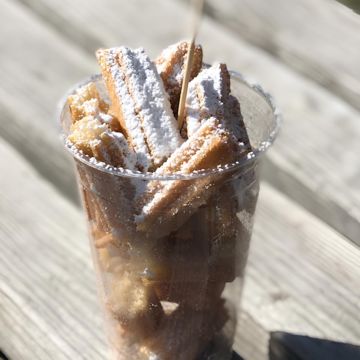 Filled Churro Bites (Strawberry, Bavarian Cream, Cajeta)
