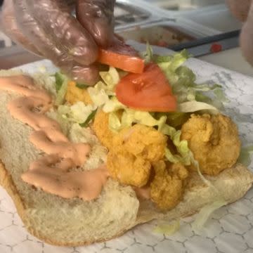 Shrimp Po-Boy Sub