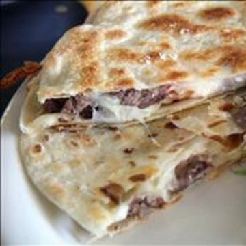 Cheese Quesadilla w/ Meat (large)