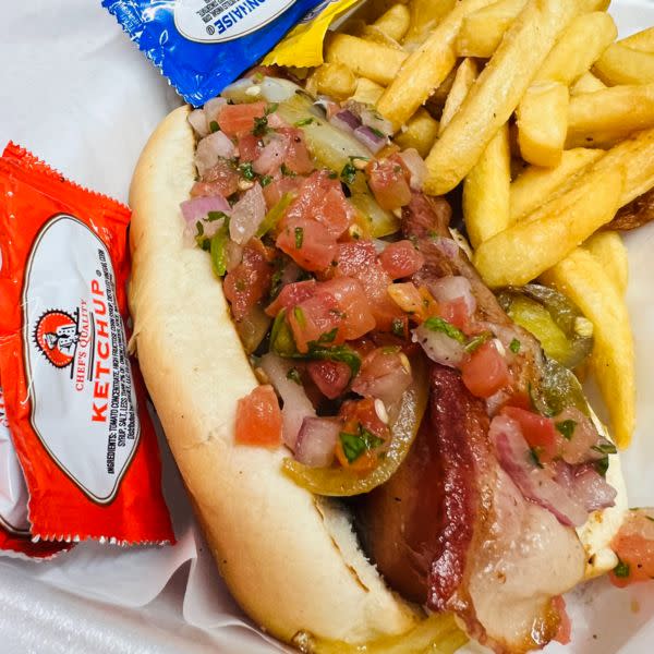 El Paisa Hot Dog w/ Fries 