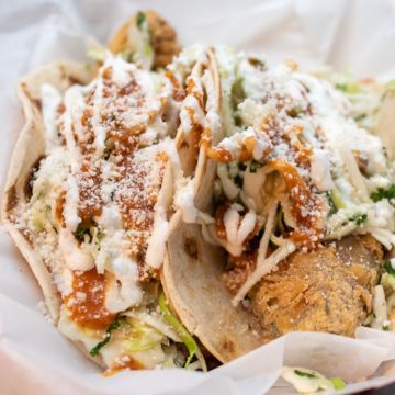 Fried Avocado Tacos