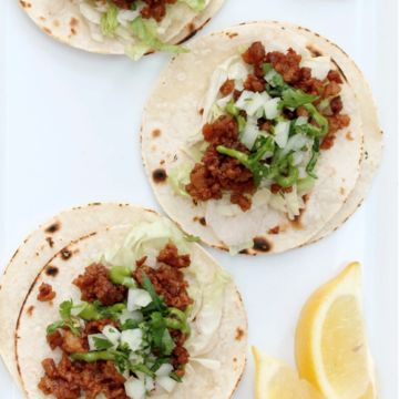 Vegan / Gluten Free Street Tacos