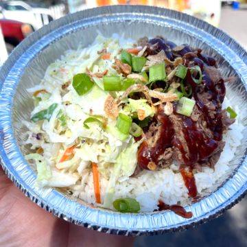 Borneo Pulled Beef Rice Bowl 