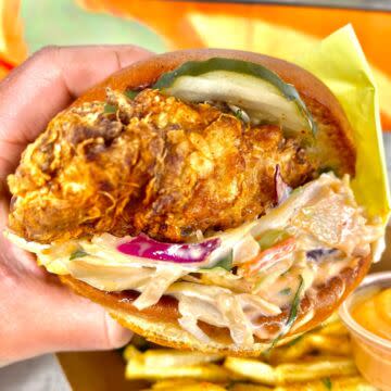 Lemongrass Fried Chicken Sandwich