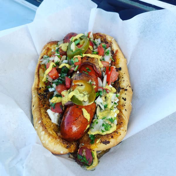 Chicken Sausage Sandwich Combo