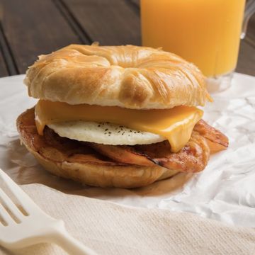 Bacon/Egg/Cheese on a Croissant