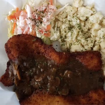 Schnitzel Onion Sauce