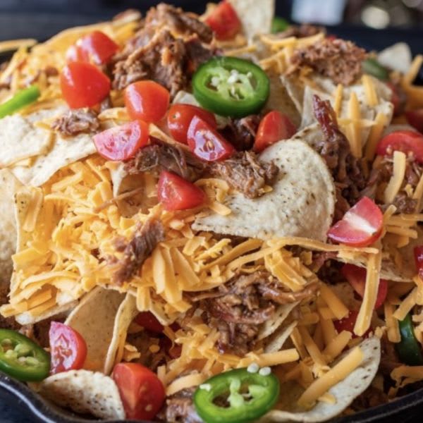 Pulled Pork Loaded Nachos 