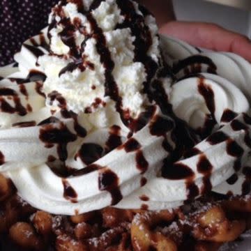 Chocolate Funnel Cakes 
