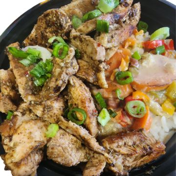 Jerk Chicken and Pelau