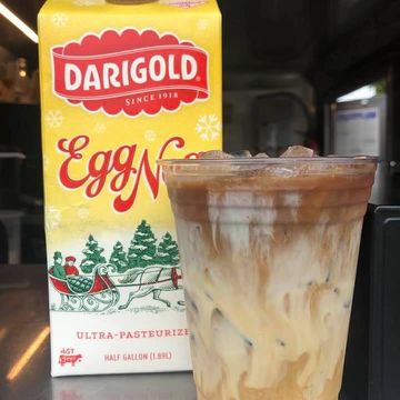 Cold brew and eggnog