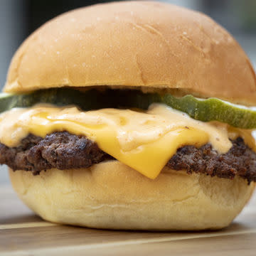Angus beef slider meal with fries
