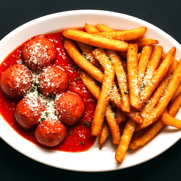 French Fries w/ Meatballs