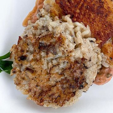 Seasonal Risotto Cake