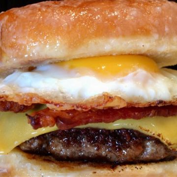 Donut Bacon Burger