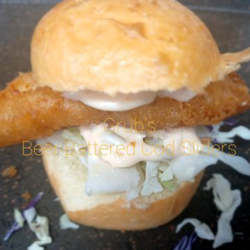 Beer Battered Cod Sliders