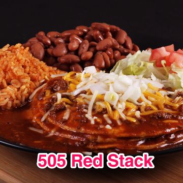 505 Red Stack Enchiladas