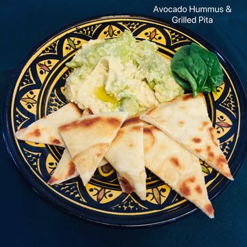 Avocado Hummus & Pita