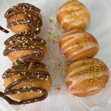 Fresh hot donut holes!