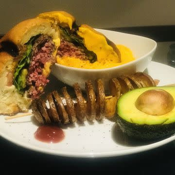 Deep Fried Hamburger Combo 