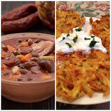 Soup plus Hash Brown Combo 
