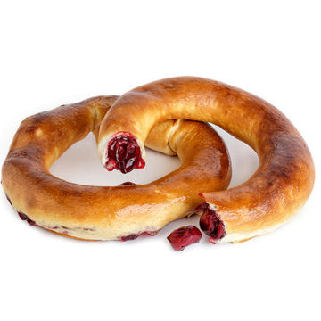 Cherry pretzel