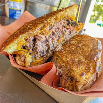 Brisket Grilled Cheese
