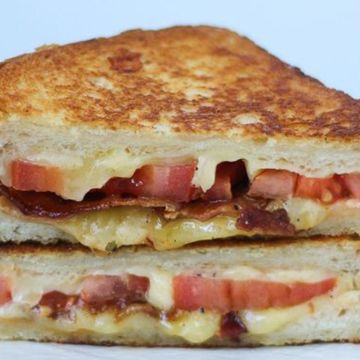 Ham & Tomato Grilled Cheese