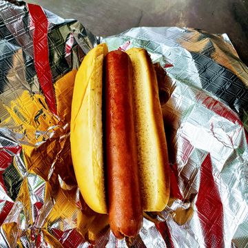 Nathan's all beef Hot Dogs, LightLife Veggie Dogs, Oscar Mayer Turkey Dogs, Hillshire Farms Beef Sausage