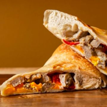 Sausage & Peppers Stromboli