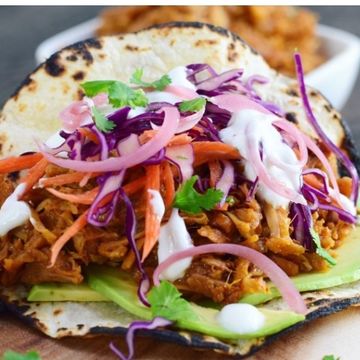 Vegan Pulled Pork Tacos 